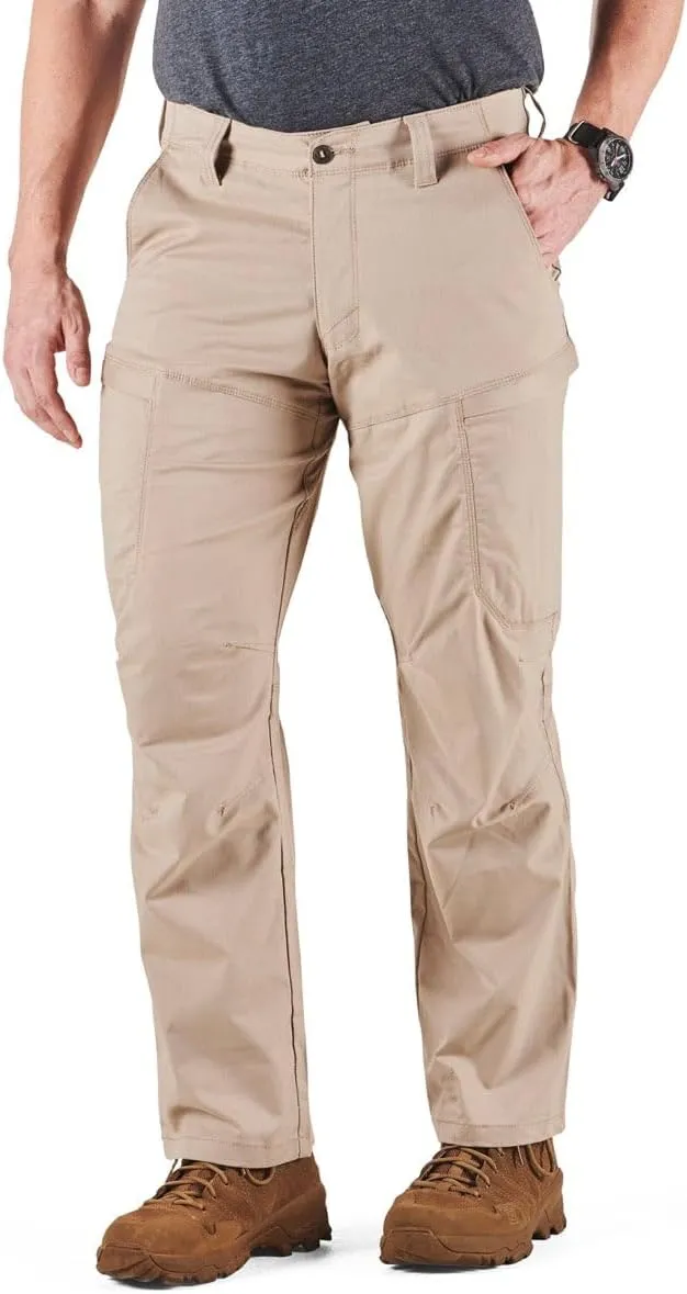 5.11 Tactical Men's Apex Pants, Regular Fit, Gusseted, 10 Pockets, Style 74434ABR