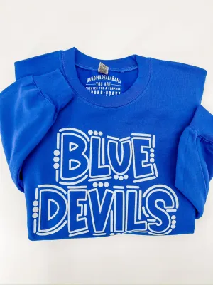 Blue Devils Outline - 3 Options