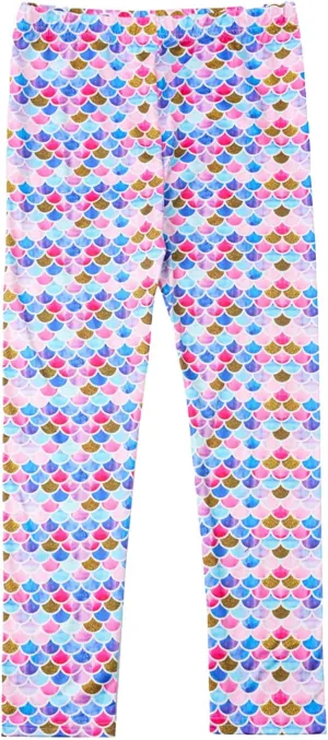 Camouflage Long Baby Kids Legging Stretch Mermaid Trousers Toddler Print Yoga Girls Pants Toddler Fleece Lines