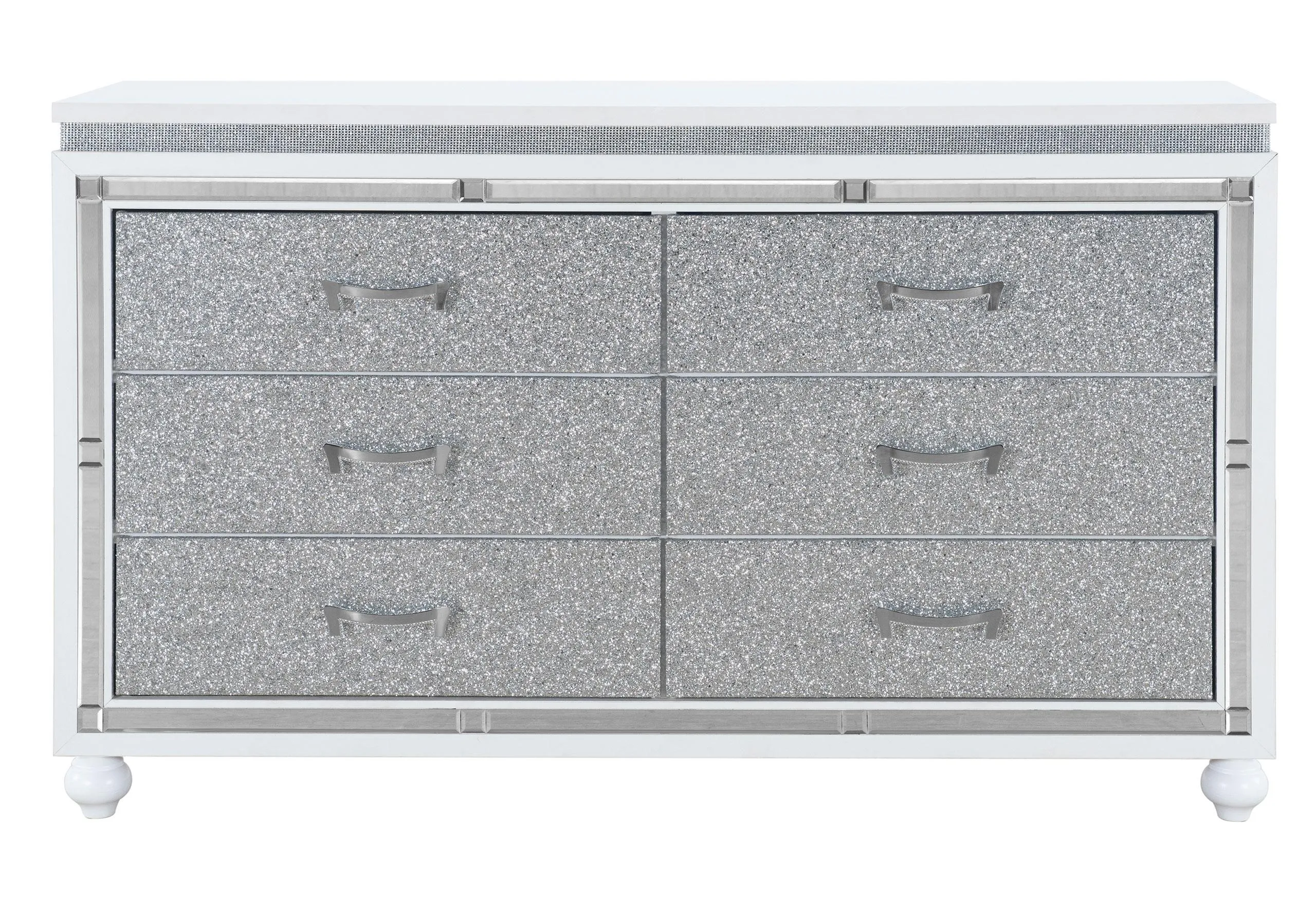 Collete White Dresser - Stylish Storage