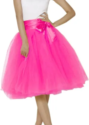EllieHouse Womens Short Tutu Tulle Skirt with Sash PC06