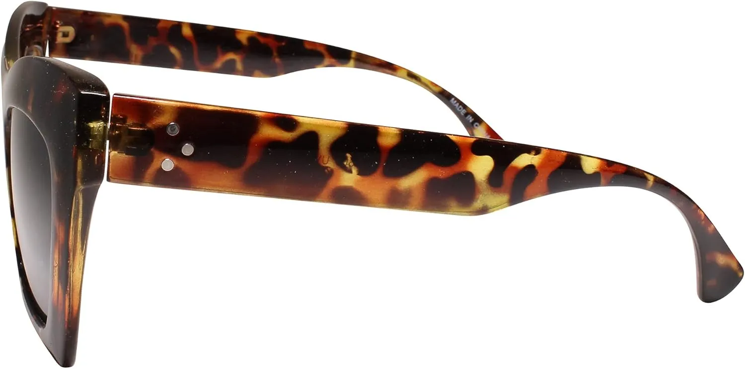 Exotic Vintage Retro Fashion Bold Oversized Womens Cat Eye Sunglasses