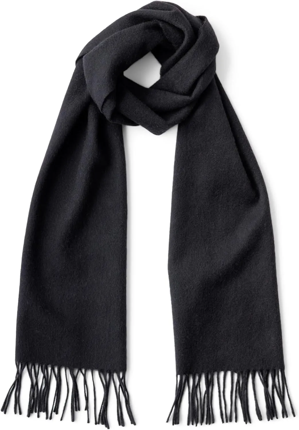 Fishers Finery Men's 100% Pure Cashmere Winter Scarf; 2-Ply Ultra Plush