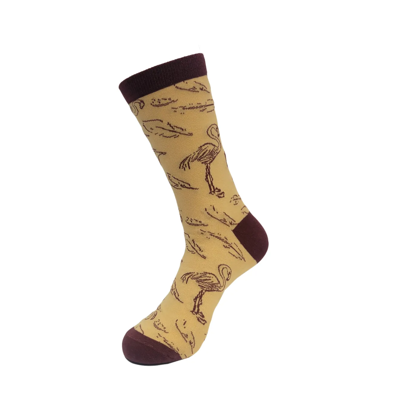 Flamingo Pattern Socks from the Sock Panda (Adult Medium - Women's Shoe Sizes 5-10)