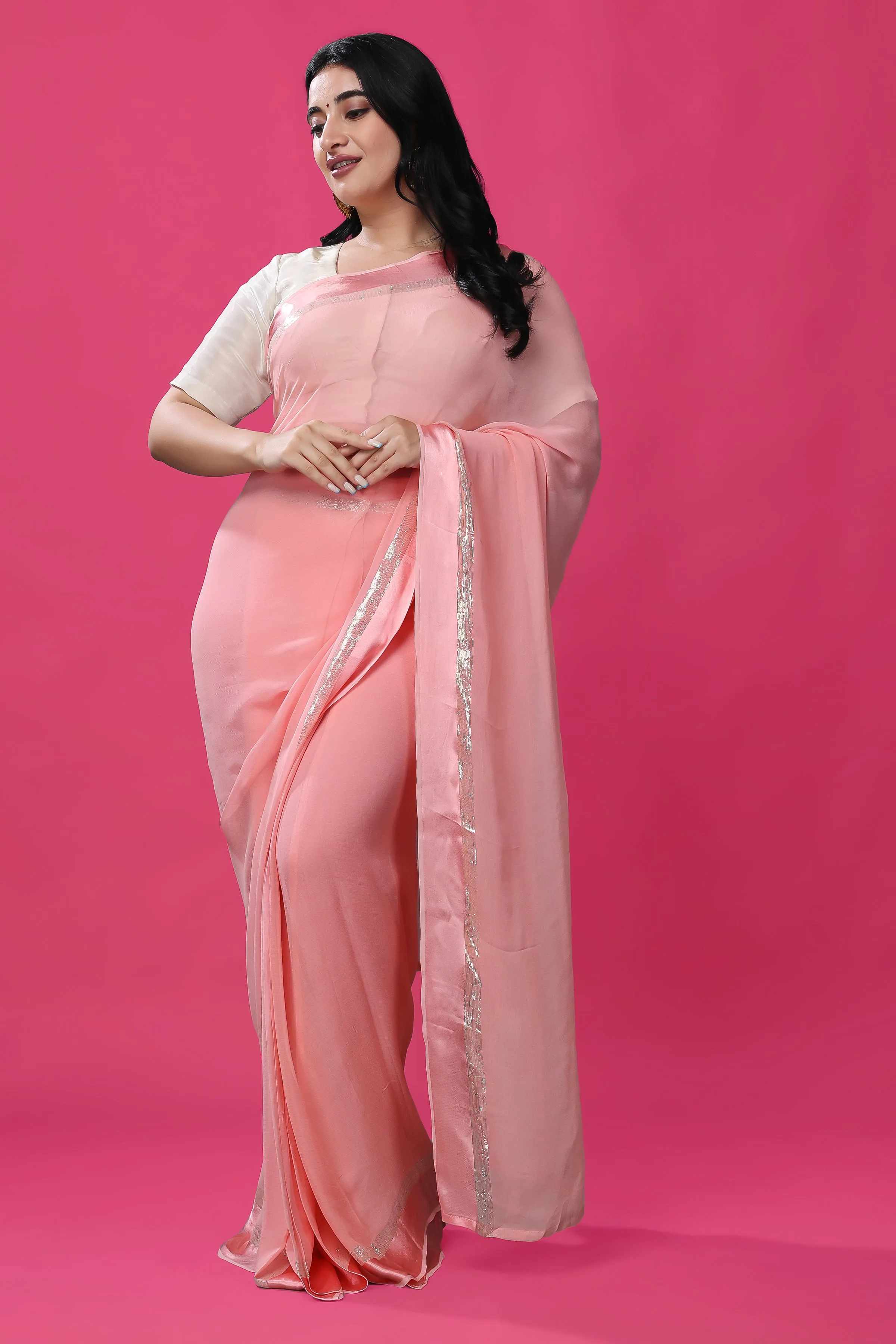 Ivory Elegance Silk Blouse