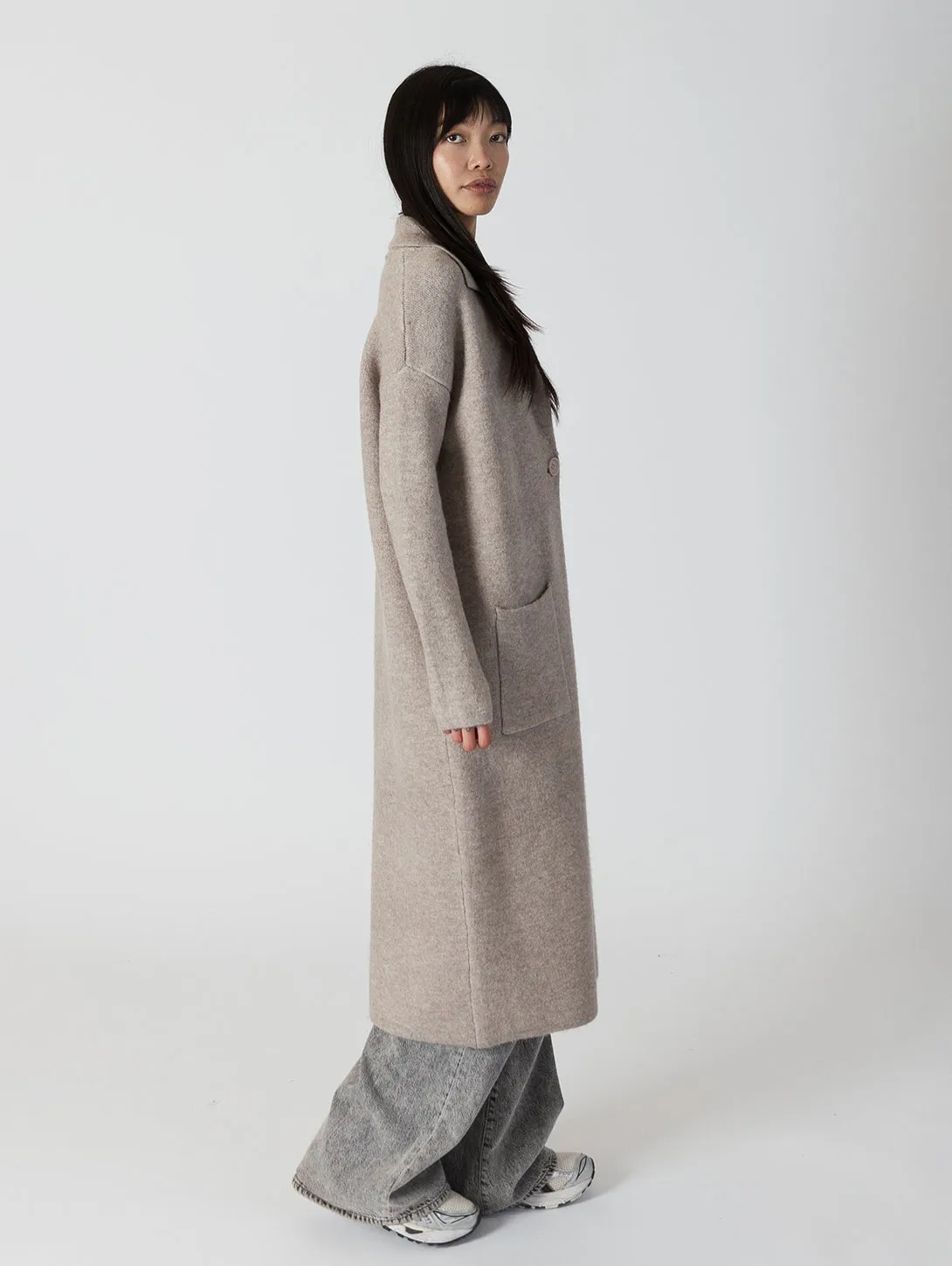 Jimmi Coat - Medium Oatmeal