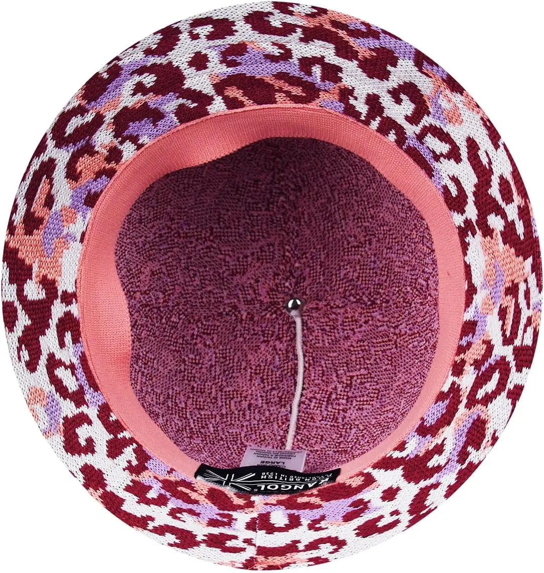 Kangol Carnival Casual - Lavender Leopard/XL Bucket Hat