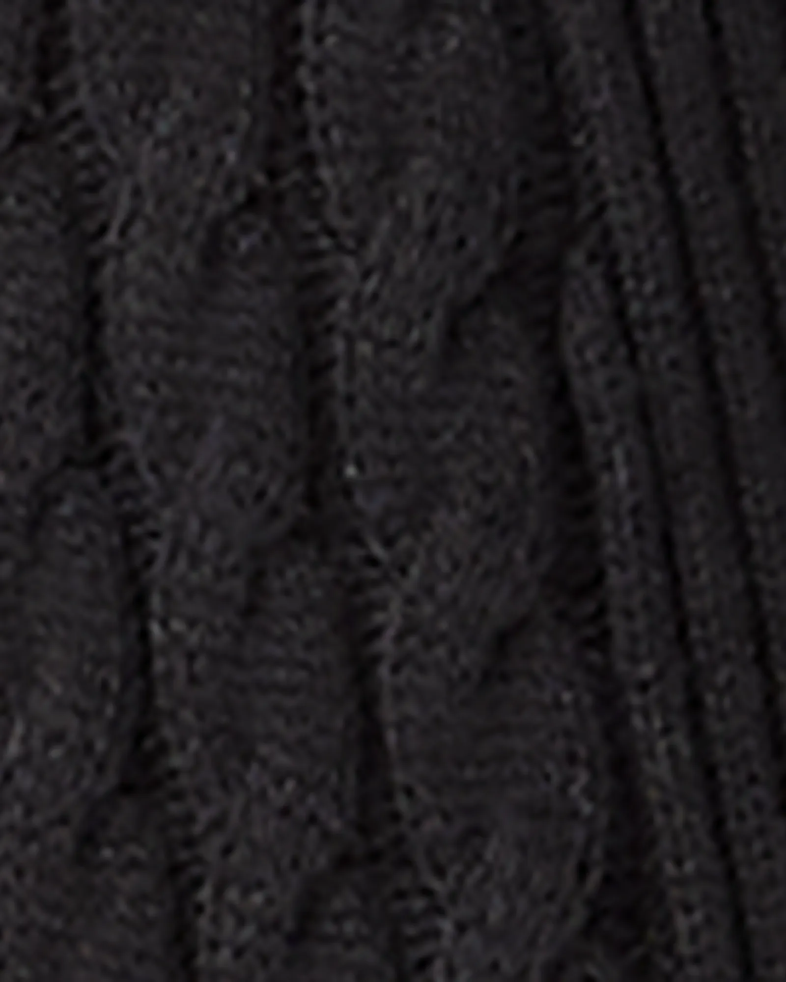 Lilah Cable Knit Cardigan | Black