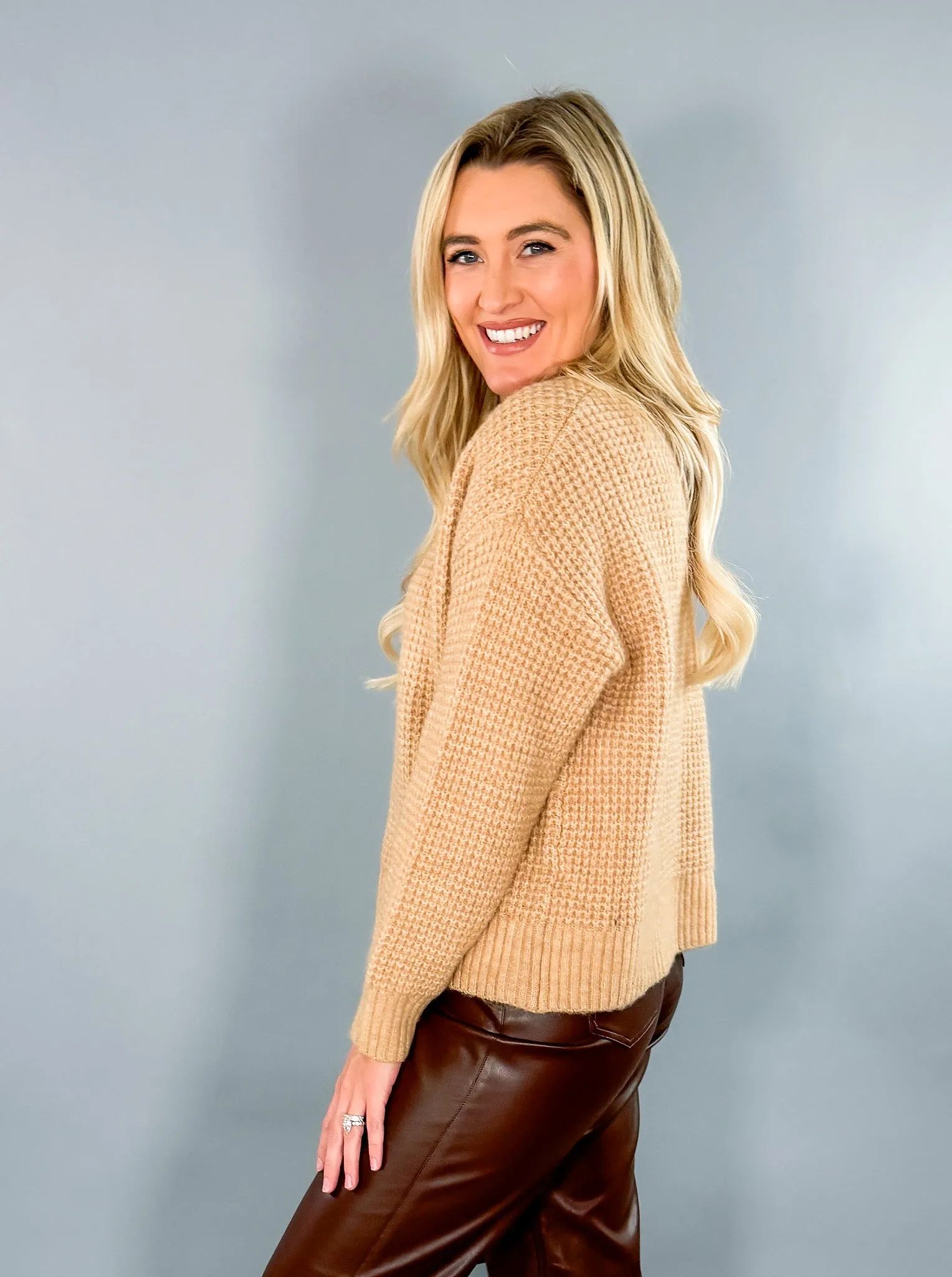 Maurice Camel Turtleneck Sweater