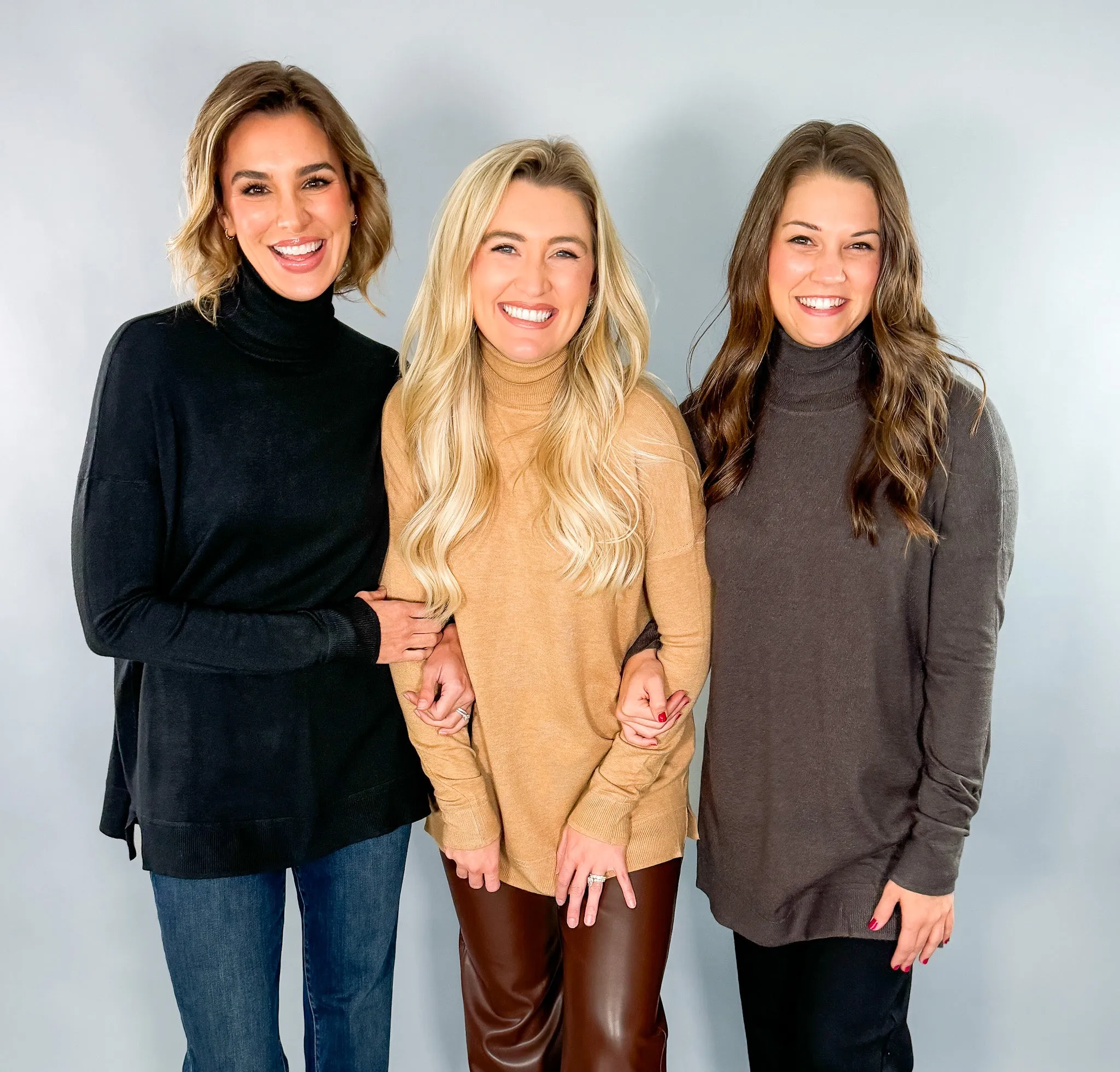 Maurice Camel Turtleneck Sweater