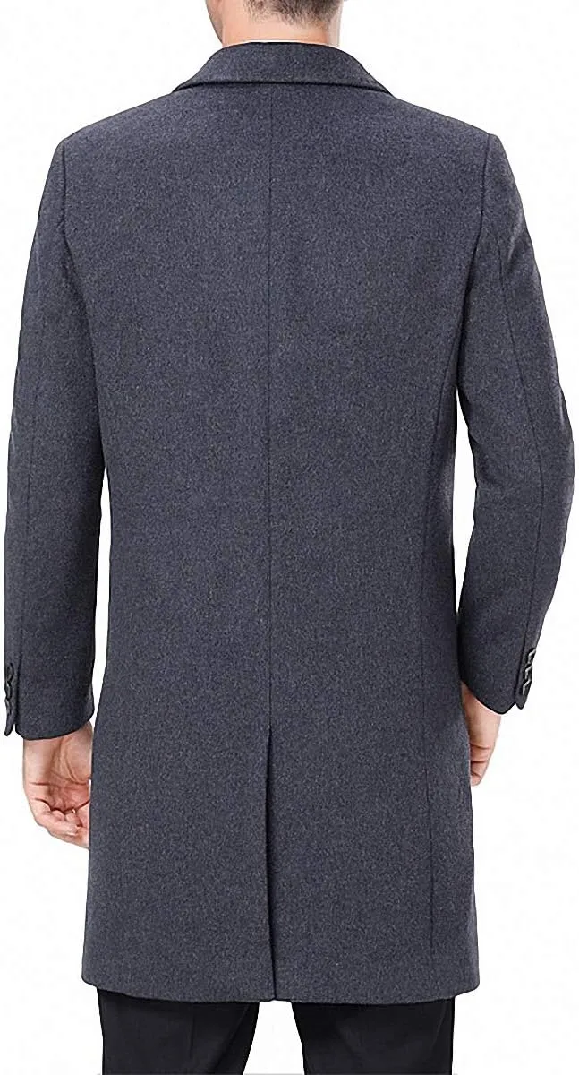 Men's Classical France Style Warm Wool Coat #1W1F153160123