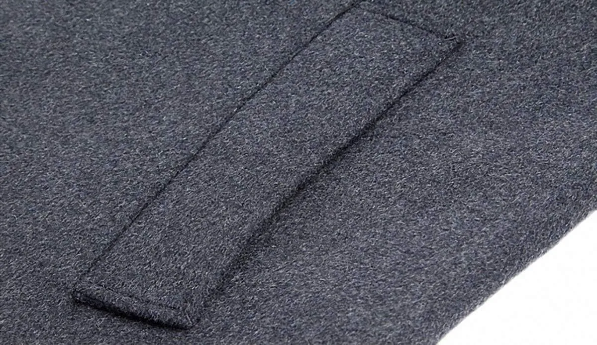 Men's Classical France Style Warm Wool Coat #1W1F153160123