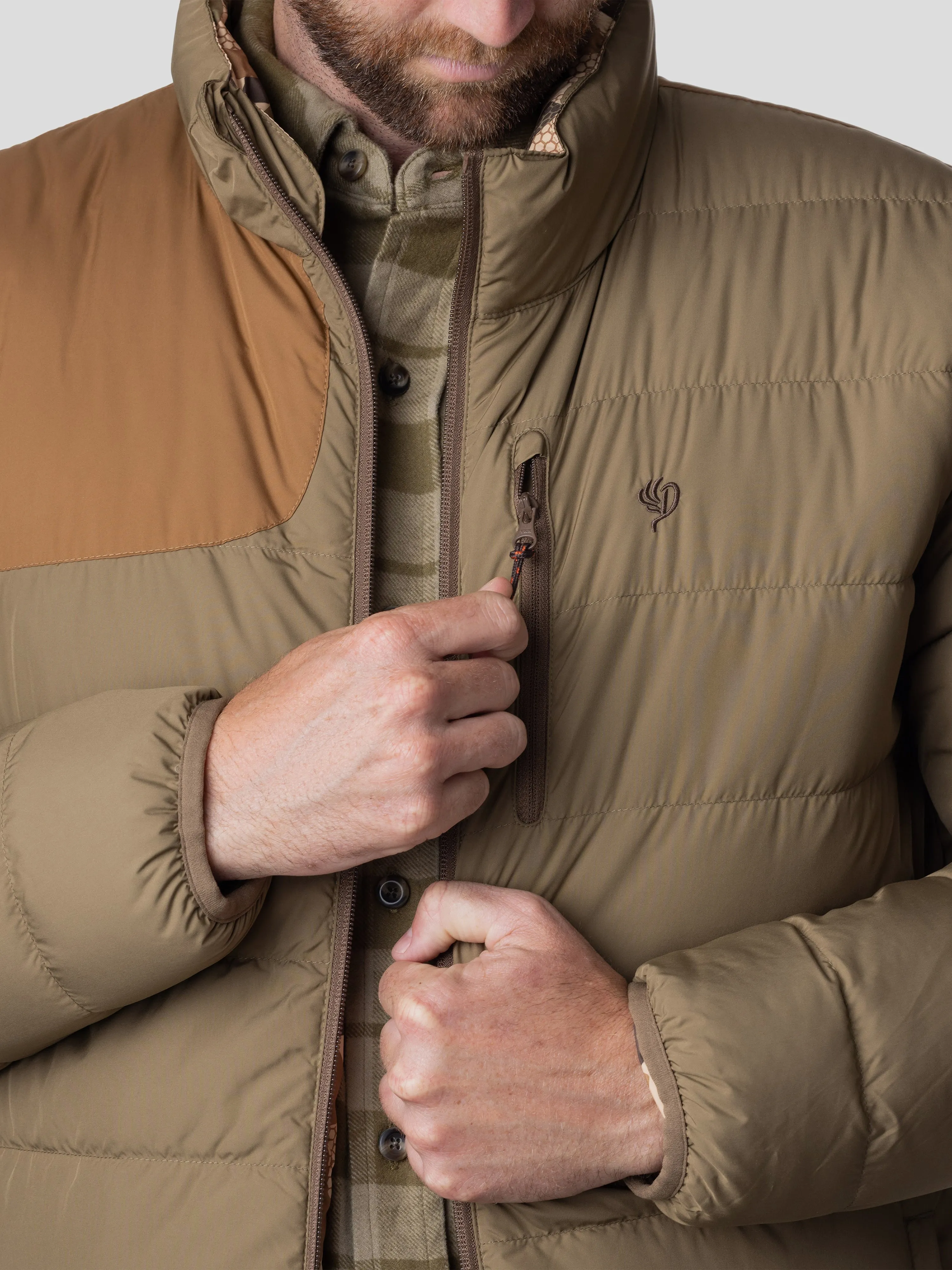 M's DryDown Reversible Jacket - Pin Oak/Wetland