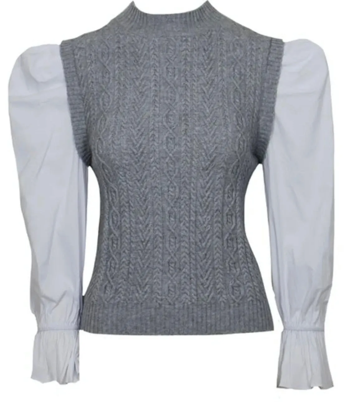 QUINN CABLE KNIT TOP