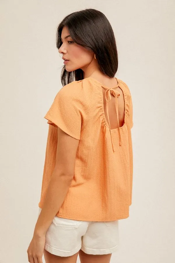 The Evelyn Butterfly Sleeve Blouse