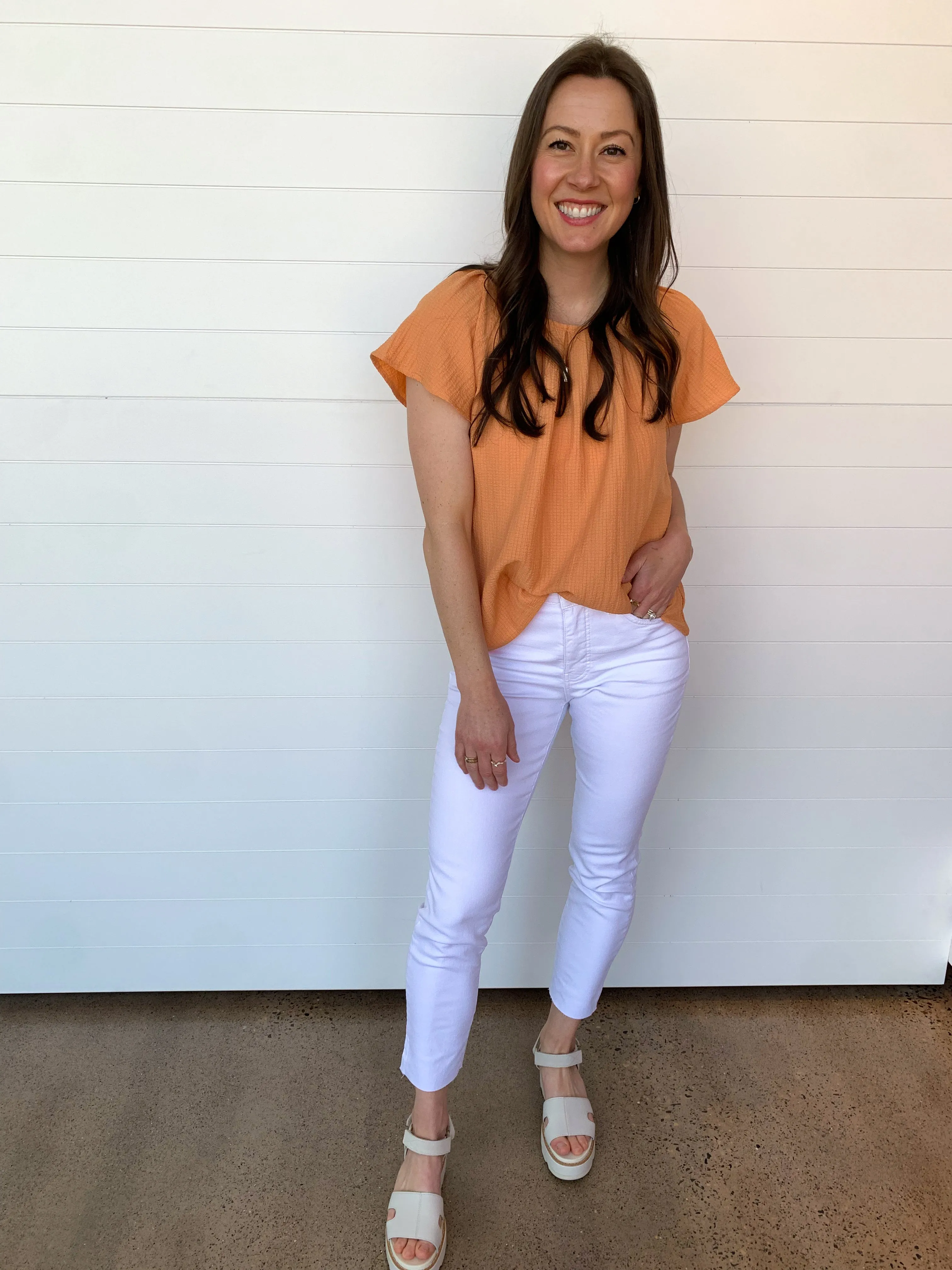 The Evelyn Butterfly Sleeve Blouse