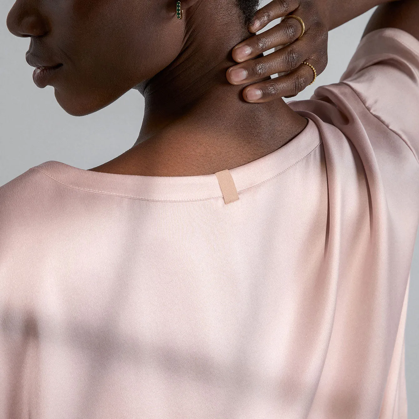 Washable Silk Tee Set